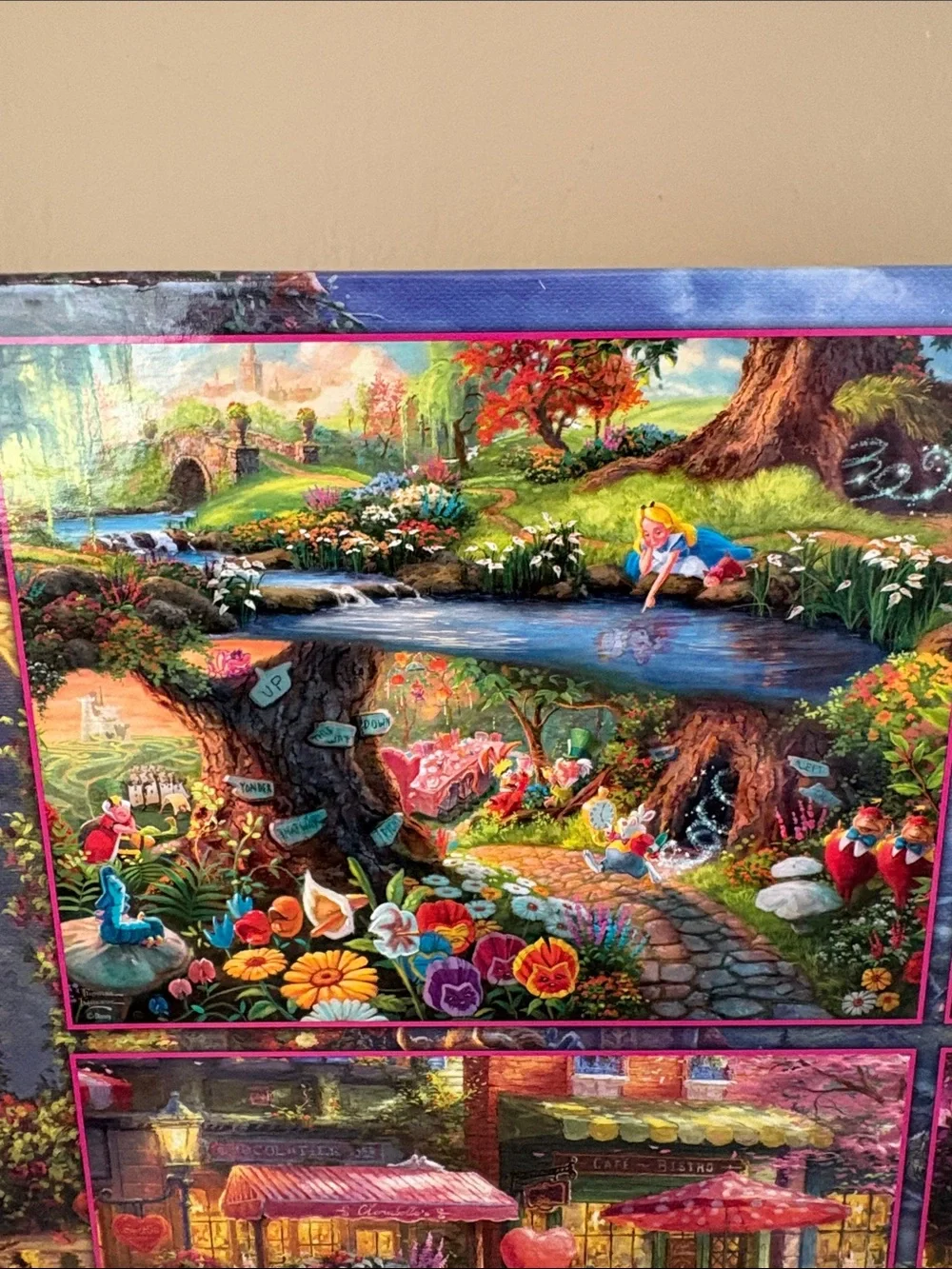 Disney Thomas Kinkade 4-Scene 500 Piece Puzzle Set